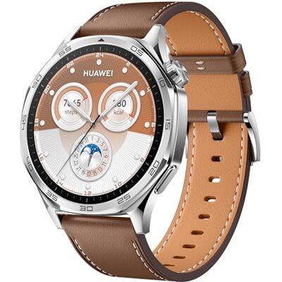 Huawei Watch GT 5 46mm Smartwatch, Silueta con Diseño Sofisticado, Nueva Experiencia Running y Ciclismo, Seguimiento de Salud, 14 Días de Duración de la Batería, iOS & Android, Marrón Huawei Watch GT 5 46mm Smartwatch, Silueta con Diseño Sofisticado, Nueva Experiencia Running y Ciclismo, Seguimiento de Salud, 14 Días de Duración de la Batería, iOS & Android, Marrón