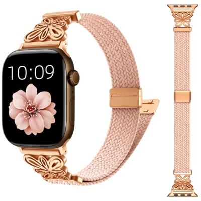 TiMOVO Correa Magnética Compatible con Apple Watch Correas para Mujer Correa Metálica de Reloj con Vintage 38/40/41/42mm, Correas de Nailon para iWatch Series 12 11 10 9 8 7 6 5 4 3 2 1, SE 3/2/1 TiMOVO Correa Magnética Compatible con Apple Watch Correas para Mujer Correa Metálica de Reloj con Vintage 38/40/41/42mm, Correas de Nailon para iWatch Series 12 11 10 9 8 7 6 5 4 3 2 1, SE 3/2/1