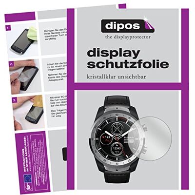 dipos 6x Protector de Pantalla claro para Ticwatch Pro Smartwatch dipos 6x Protector de Pantalla claro para Ticwatch Pro Smartwatch