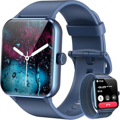 Blackview Smartwatch Hombre (Realizar/Recibir Llamadas), 1.85" Reloj Inteligente Hombre Pulsómetro/Oxímetro/Sueño, Whatsapp Mensajes, Pulsera Actividad 100 Modos Deportivos, Podómetro, Android iOS Blackview Smartwatch Hombre (Realizar/Recibir Llamadas), 1.85" Reloj Inteligente Hombre Pulsómetro/Oxímetro/Sueño, Whatsapp Mensajes, Pulsera Actividad 100 Modos Deportivos, Podómetro, Android iOS