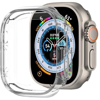 BOTOMALL Funda Protectora Compatible con Apple Watch Ultra 2 / Ultra de 49 mm, TPU Suave, Flexible, Delgada, Ligera, para iWatch (no Incluye Protector de Pantalla Frontal) BOTOMALL Funda Protectora Compatible con Apple Watch Ultra 2 / Ultra de 49 mm, TPU Suave, Flexible, Delgada, Ligera, para iWatch (no Incluye Protector de Pantalla Frontal)