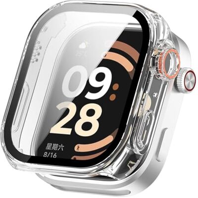 Wigento Carcasa de cristal protector para Xiaomi Redmi Watch 6 en diseño Ultra 3, transparente Wigento Carcasa de cristal protector para Xiaomi Redmi Watch 6 en diseño Ultra 3, transparente