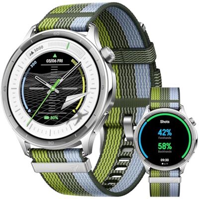 Oppo Watch S Reloj Inteligente, 1.96 Pulgadas AMOLED Pantalla, 100+ Modos Deportivos, Monitor de Frecuencia Cardíaca y SpO2, Llamadas Bluetooth, hasta 12 Días de Batería, Plata Oppo Watch S Reloj Inteligente, 1.96 Pulgadas AMOLED Pantalla, 100+ Modos Deportivos, Monitor de Frecuencia Cardíaca y SpO2, Llamadas Bluetooth, hasta 12 Días de Batería, Plata