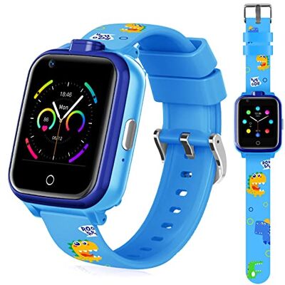 OKYUK Reloj Inteligente 4G para niños, rastreador GPS, múltiples Estilos de Escritorio para Elegir, Llamadas bidireccionales, Competencia de Imagen, SOS, Wi-Fi, Pantalla táctil Impermeable para niños OKYUK Reloj Inteligente 4G para niños, rastreador GPS, múltiples Estilos de Escritorio para Elegir, Llamadas bidireccionales, Competencia de Imagen, SOS, Wi-Fi, Pantalla táctil Impermeable para niños