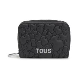 TOUS Cartera Negra, para Mujer, Medidas 8 x 10,5 x 2,5 cm, Colección Puffy Bear TOUS Cartera Negra, para Mujer, Medidas 8 x 10,5 x 2,5 cm, Colección Puffy Bear