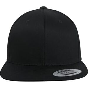 Flexfit Organic Cotton Snapback Unisex Gorra Negro 98% algodón, 2% elastán Flexfit Organic Cotton Snapback Unisex Gorra Negro 98% algodón, 2% elastán