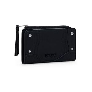 Desigual Monedero Mone Embro Patch Emma Medium Wallet Black Negro Desigual Monedero Mone Embro Patch Emma Medium Wallet Black Negro