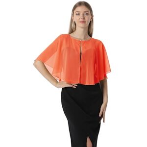 Hotshawl Capelets suaves capas chales y envolturas para vestido de gasa de encogimiento de hombros de la boda capa de cobertura Rojo talla única Hotshawl Capelets suaves capas chales y envolturas para vestido de gasa de encogimiento de hombros de la boda capa de cobertura Rojo talla única