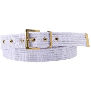 Levi's Women's Ribbed Web Belt, Blue, 95 Mujer, azul claro, 75 cm Levi's Women's Ribbed Web Belt, Blue, 95 Mujer, azul claro, 75 cm