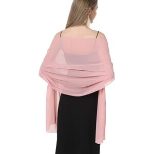 Hotshawl Chales y envolturas de gasa para vestidos de noche para mujer, elegante bufanda suave, bufanda de novia, estola de boda, Rubor (gasa), Talla única Hotshawl Chales y envolturas de gasa para vestidos de noche para mujer, elegante bufanda suave, bufanda de novia, estola de boda, Rubor (gasa), Talla única