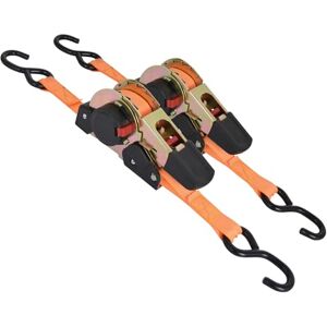 Carpoint Cinchas de amarre con gancho naranja Carpoint Cinchas de amarre con gancho naranja