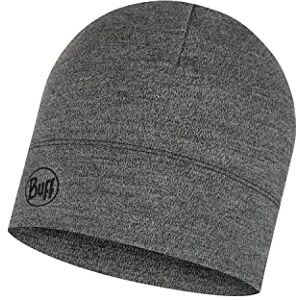 Buff Gorro, Merino Midweight, Adulto Hombre Mujer, Grey, Talla Unica, Bufanda Multifuncional 100% Lana Merino, Senderismo, Aire Libre, Sostenible, Ligera Buff Gorro, Merino Midweight, Adulto Hombre Mujer, Grey, Talla Unica, Bufanda Multifuncional 100% Lana Merino, Senderismo, Aire Libre, Sostenible, Ligera