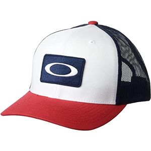 Oakley O- Original Trucker Hat Gorro/Sombrero, Blanco/Rojo/Azul Marino, Talla única para Mujer Oakley O- Original Trucker Hat Gorro/Sombrero, Blanco/Rojo/Azul Marino, Talla única para Mujer
