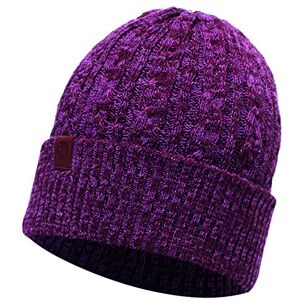 Buff Braidy Gorro de Punto, Rojo y Gris, Color Morado, Talla única Buff Braidy Gorro de Punto, Rojo y Gris, Color Morado, Talla única