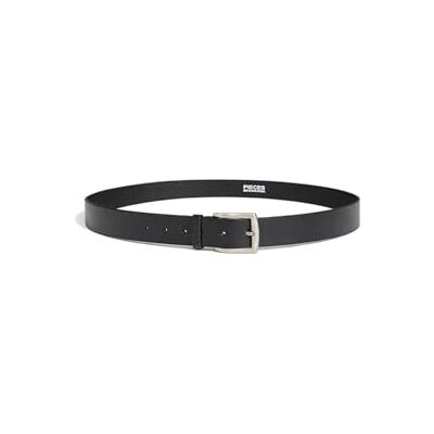 PIECES Pcnady Leather Jeans Belt Noos, Cinturón Mujer, Negro (Black), 85 cm PIECES Pcnady Leather Jeans Belt Noos, Cinturón Mujer, Negro (Black), 85 cm