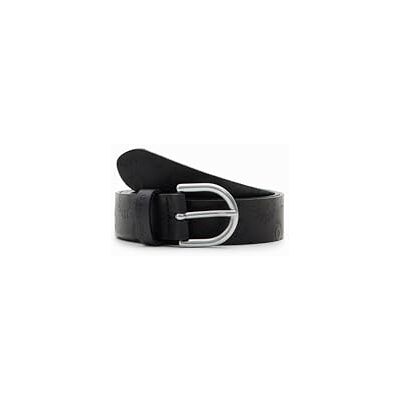 Desigual BELT_EMBOSSED, 2000 BLACK, 85 Desigual BELT_EMBOSSED, 2000 BLACK, 85