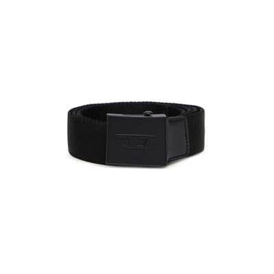 Diesel BELT D LOGO B-PLAKUE belt Black/Matt Black 85 UNISEX ADULTOS Diesel BELT D LOGO B-PLAKUE belt Black/Matt Black 85 UNISEX ADULTOS