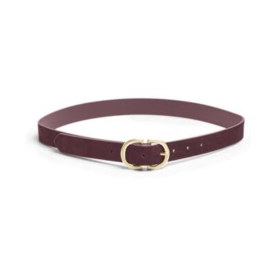 PIECES Cinturón para mujer Pcjuva Suede Jeans Belt Noos, Puerto Tawny., numeric_85 PIECES Cinturón para mujer Pcjuva Suede Jeans Belt Noos, Puerto Tawny., numeric_85