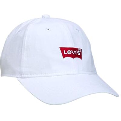 Levi's Kids CORE BATWING CAP , gorro Unisex niños, blanco, Talla única Levi's Kids CORE BATWING CAP , gorro Unisex niños, blanco, Talla única