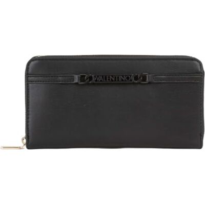 Valentino Monedero Ebe Zip Around Wallet Nero Negro Valentino Monedero Ebe Zip Around Wallet Nero Negro