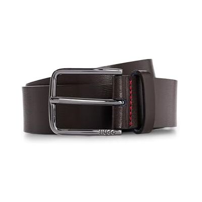 HUGO Men's Gerik_Sz35 Cinturón para hombre, color marrón oscuro, Dark Brown205, 110 cm HUGO Men's Gerik_Sz35 Cinturón para hombre, color marrón oscuro, Dark Brown205, 110 cm