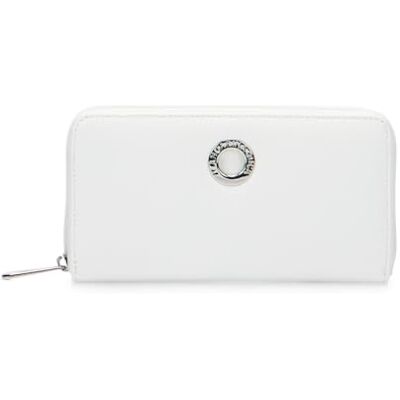 Mandarina Duck Mellow Leather Wallet, Accesorios de Viaje Cartera para Mujer, Talla única, Blanco, Talla única Mandarina Duck Mellow Leather Wallet, Accesorios de Viaje Cartera para Mujer, Talla única, Blanco, Talla única