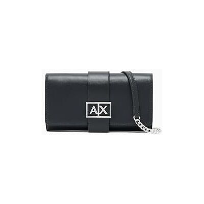 Giorgio Armani Cartera Jodie para Mujer, Talla única, Negro, Talla única Giorgio Armani Cartera Jodie para Mujer, Talla única, Negro, Talla única