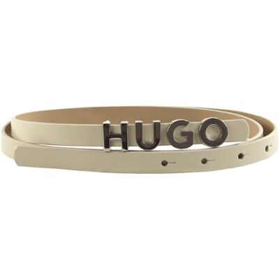 HUGO Zula Belt 1,5cm, cinturón Mujer, Open White110, 75 HUGO Zula Belt 1,5cm, cinturón Mujer, Open White110, 75