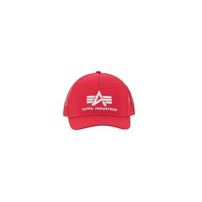 Alpha Basic Trucker Cap Gorra de bisbol, Rojo, Talla única Unisex Adulto Alpha Basic Trucker Cap Gorra de bisbol, Rojo, Talla única Unisex Adulto