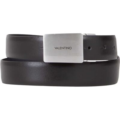 Valentino Cuero cinturón Litech Plaque Buckle Belt W95 Nero/Blu negro azul marino recortable reversible Valentino Cuero cinturón Litech Plaque Buckle Belt W95 Nero/Blu negro azul marino recortable reversible