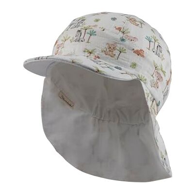 Sterntaler Wendeschirmmütze Tierbabys, Gorro Reversible Bebes animalitos Unisex Adulto, Ecru, Sterntaler Wendeschirmmütze Tierbabys, Gorro Reversible Bebes animalitos Unisex Adulto, Ecru,
