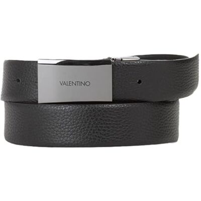 Valentino Cuero cinturón Premium Plaque Buckle Belt W115 Nero negro recortable reversible Valentino Cuero cinturón Premium Plaque Buckle Belt W115 Nero negro recortable reversible