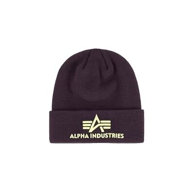 Alpha Unisex 3D Beanie Plum One Size Alpha Unisex 3D Beanie Plum One Size