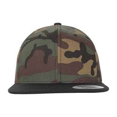 Flexfit Gorra Unisex, Verde Camuflaje y Negro., Talla única Flexfit Gorra Unisex, Verde Camuflaje y Negro., Talla única