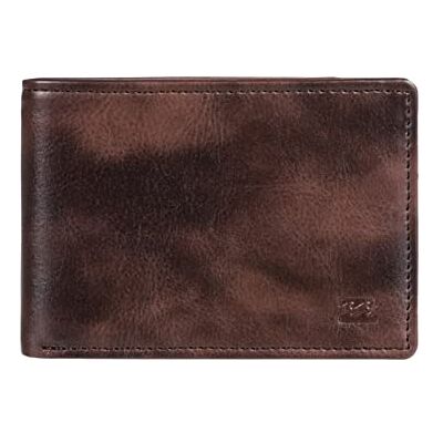 BILLABONG Vacant PU Cartera de Triple Hoja Hombre Marrón BILLABONG Vacant PU Cartera de Triple Hoja Hombre Marrón