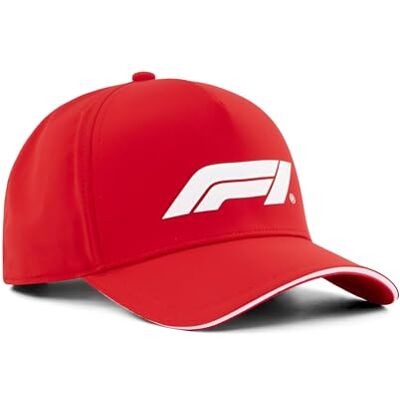 PUMA Gorra de Béisbol con Logo Formula 1 Rojo Talla Única PUMA Gorra de Béisbol con Logo Formula 1 Rojo Talla Única
