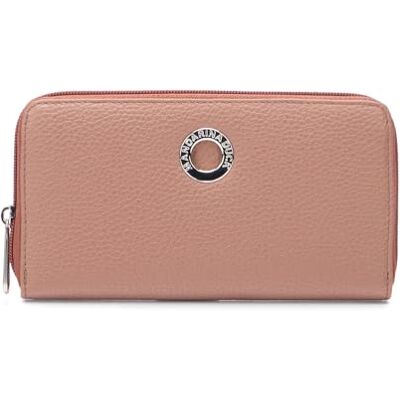 Mandarina Duck Mellow Leather Wallet, Accesorios de Viaje Cartera para Mujer, Talla única, Winter Rose, Talla única Mandarina Duck Mellow Leather Wallet, Accesorios de Viaje Cartera para Mujer, Talla única, Winter Rose, Talla única