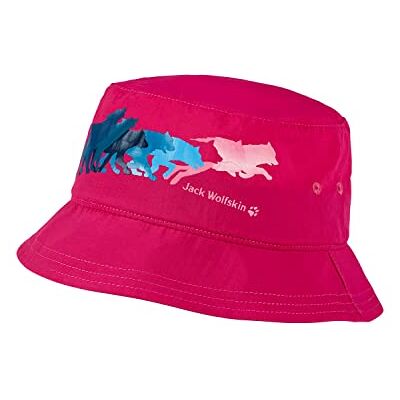 Jack Wolfskin Supplex at Home Bucket Kids Sombrero de Sol, Color Morado orquídea, S Unisex para niños Jack Wolfskin Supplex at Home Bucket Kids Sombrero de Sol, Color Morado orquídea, S Unisex para niños