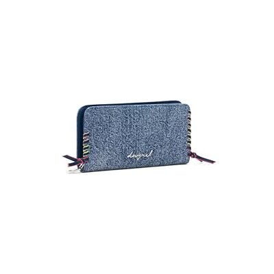 Desigual Monedero Torio Denim Wallet Denim Raw Azul Desigual Monedero Torio Denim Wallet Denim Raw Azul