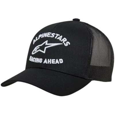 Alpinestars Triple Trucker Hat Gorra de Béisbol Hombre Negro/Negro/Blanco Talla única Alpinestars Triple Trucker Hat Gorra de Béisbol Hombre Negro/Negro/Blanco Talla única