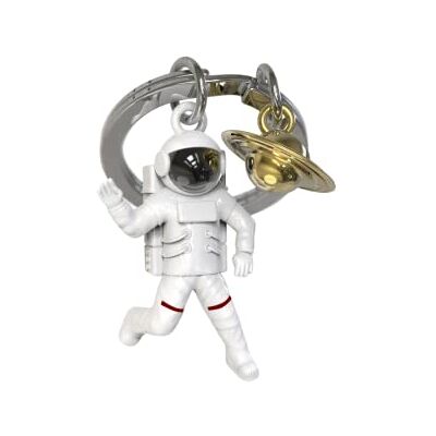 Metalmorphose MTM10A Llavero de globo de helio dorado letra A con encanto globo plateado, Blanco, Dorado, 32, Astronauta Metalmorphose MTM10A Llavero de globo de helio dorado letra A con encanto globo plateado, Blanco, Dorado, 32, Astronauta