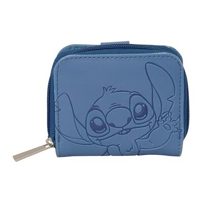 Safta STITCH BLUE Monedero Billetera, Monedero Estándar, Cómodo y Versátil, Calidad y Resistencia, 11x20x9.5 cm Safta STITCH BLUE Monedero Billetera, Monedero Estándar, Cómodo y Versátil, Calidad y Resistencia, 11x20x9.5 cm