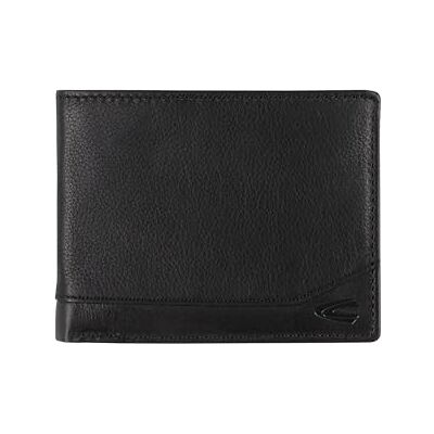 camel active Cartera Stone Landscape para Hombre, tamaño Mediano, Negra camel active Cartera Stone Landscape para Hombre, tamaño Mediano, Negra