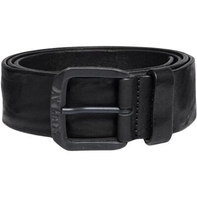 Replay Cinturón de piel para hombre, negro (Black 098), 85 cm Replay Cinturón de piel para hombre, negro (Black 098), 85 cm