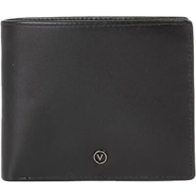 Valentino Cuero Monedero Courage Wallet Nero Negro Valentino Cuero Monedero Courage Wallet Nero Negro
