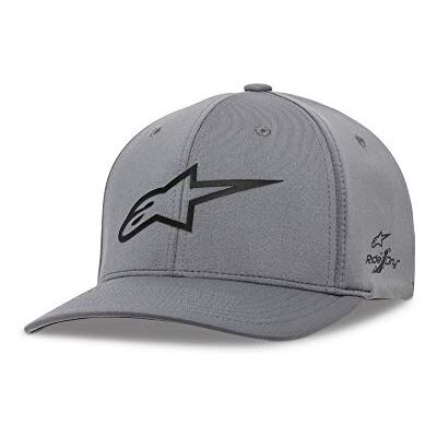Alpinestars Alpinestar Ageless Sonic Tech Hat Gorra técnica Flexfit Visera Curva, Hombre, Charcoal/Black, LXL Alpinestars Alpinestar Ageless Sonic Tech Hat Gorra técnica Flexfit Visera Curva, Hombre, Charcoal/Black, LXL