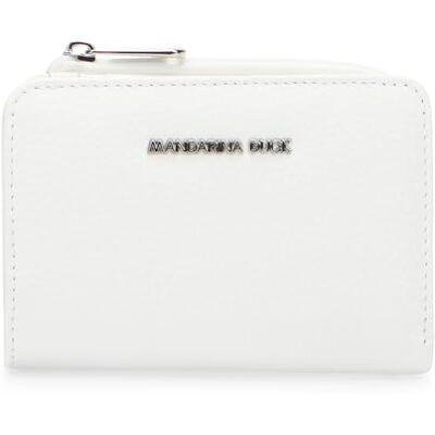 Mandarina Duck Mellow Leather Wallet, Accesorios de Viaje Cartera para Mujer, Talla única, Blanco, Talla única Mandarina Duck Mellow Leather Wallet, Accesorios de Viaje Cartera para Mujer, Talla única, Blanco, Talla única