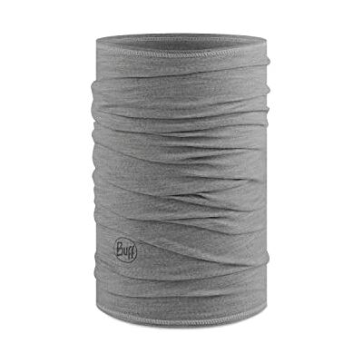 Buff Braga de cuello Merino Lightweight Hombre Mujer Adulto, Bufanda Multifuncional 100% Lana Merino, Senderismo, Aire Libre, Sostenible, Ligera, Fina, Talla Única, Gris claro Buff Braga de cuello Merino Lightweight Hombre Mujer Adulto, Bufanda Multifuncional 100% Lana Merino, Senderismo, Aire Libre, Sostenible, Ligera, Fina, Talla Única, Gris claro