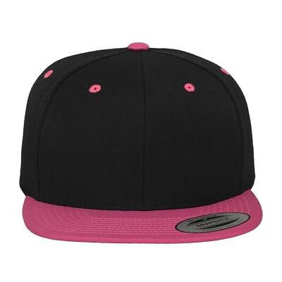 Flexfit Mütze Classic Snapback 2-tone Gorro, unisex, Multicolor (Blk/Neonpink), Talla única Flexfit Mütze Classic Snapback 2-tone Gorro, unisex, Multicolor (Blk/Neonpink), Talla única