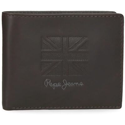 Pepe Jeans Denver Cartera Horizontal con Billetera Extraible Azul 11x8,5x1 cms Piel by Joumma Bags Pepe Jeans Denver Cartera Horizontal con Billetera Extraible Azul 11x8,5x1 cms Piel by Joumma Bags